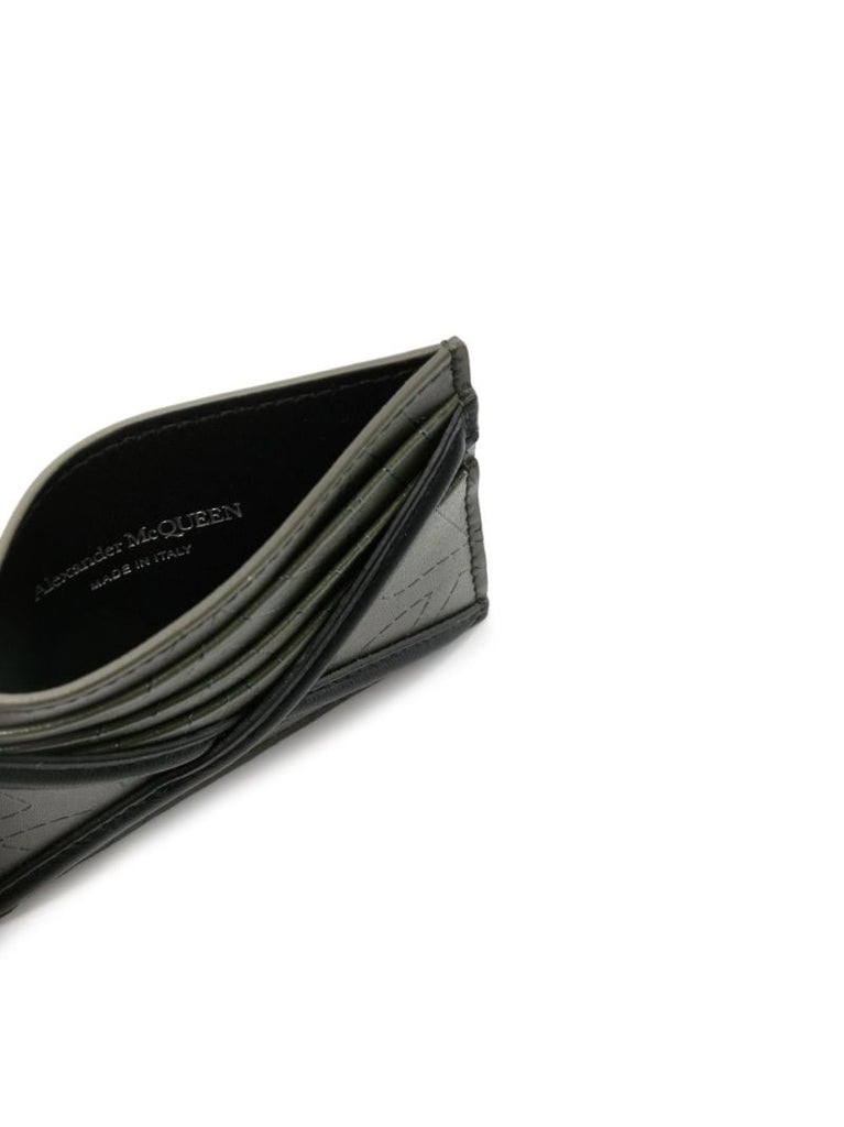 Green the Harness Leather Cardholder