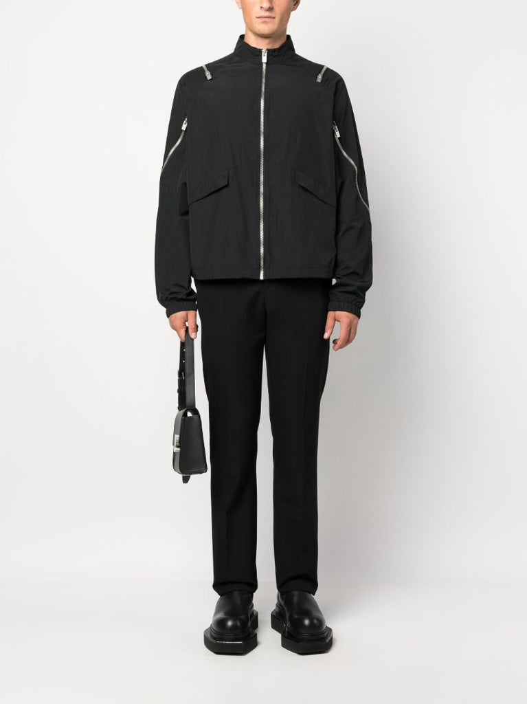Black Haze Zipped Windbreaker
