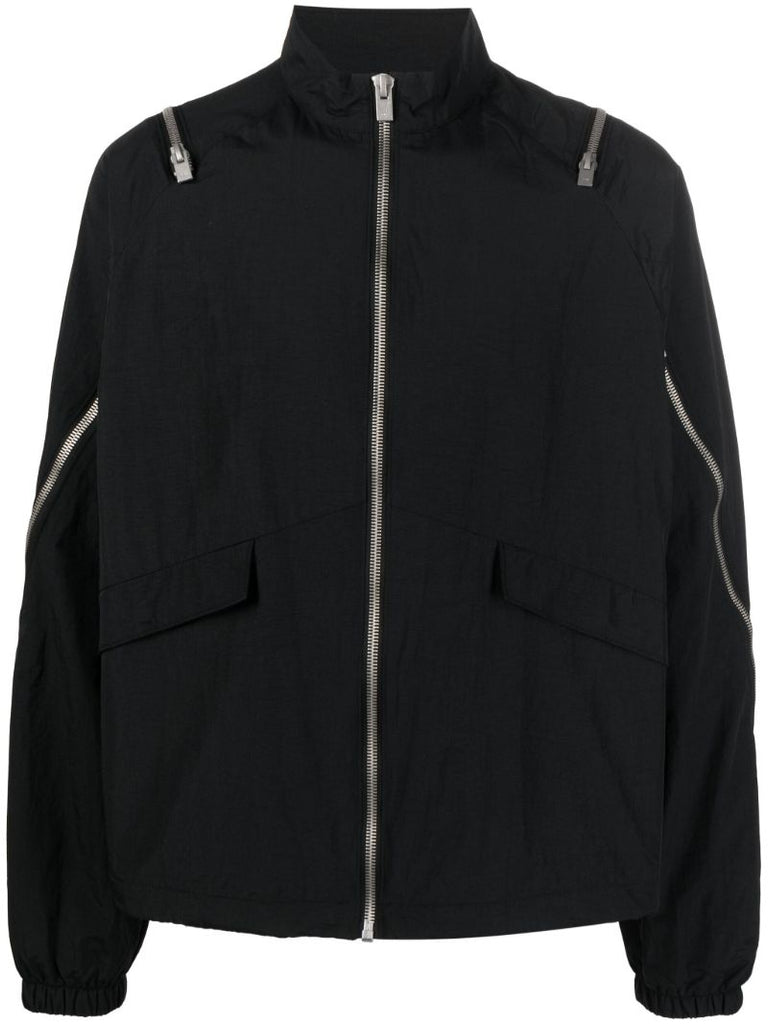 Black Haze Zipped Windbreaker