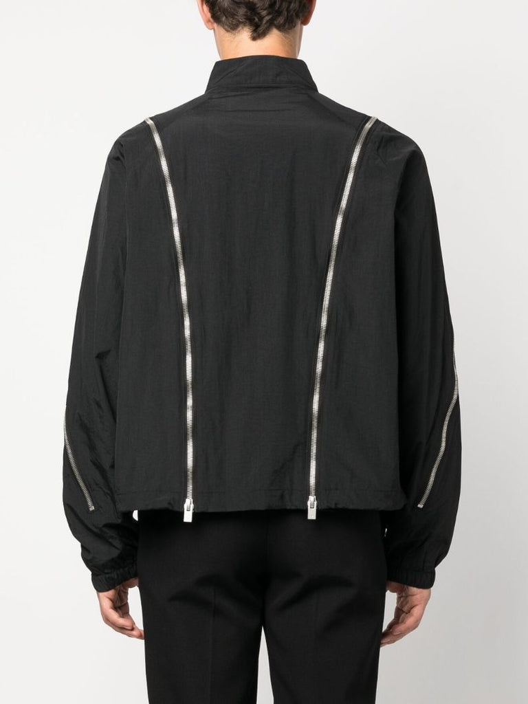 Black Haze Zipped Windbreaker