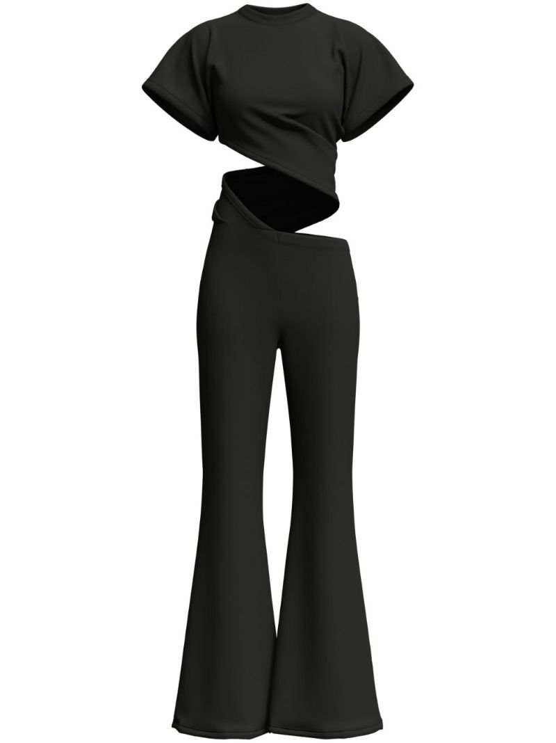 Black Sere Organic Cotton Jumpsuit