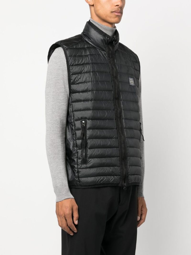Black Quilted Vest