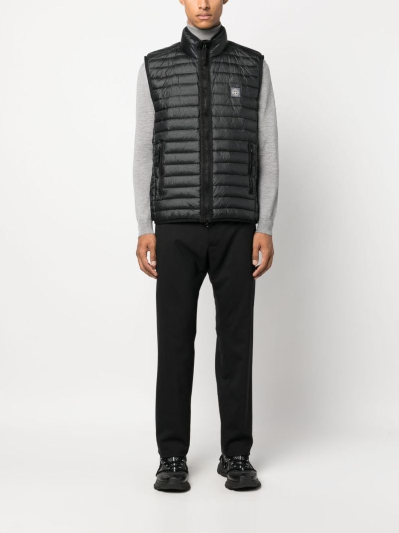 Black Quilted Vest