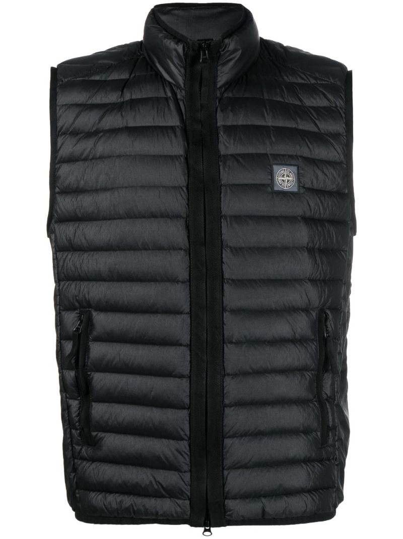Black Quilted Vest