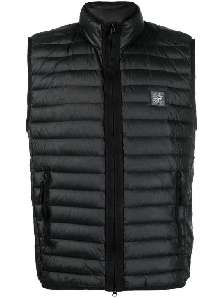 Black Quilted Vest