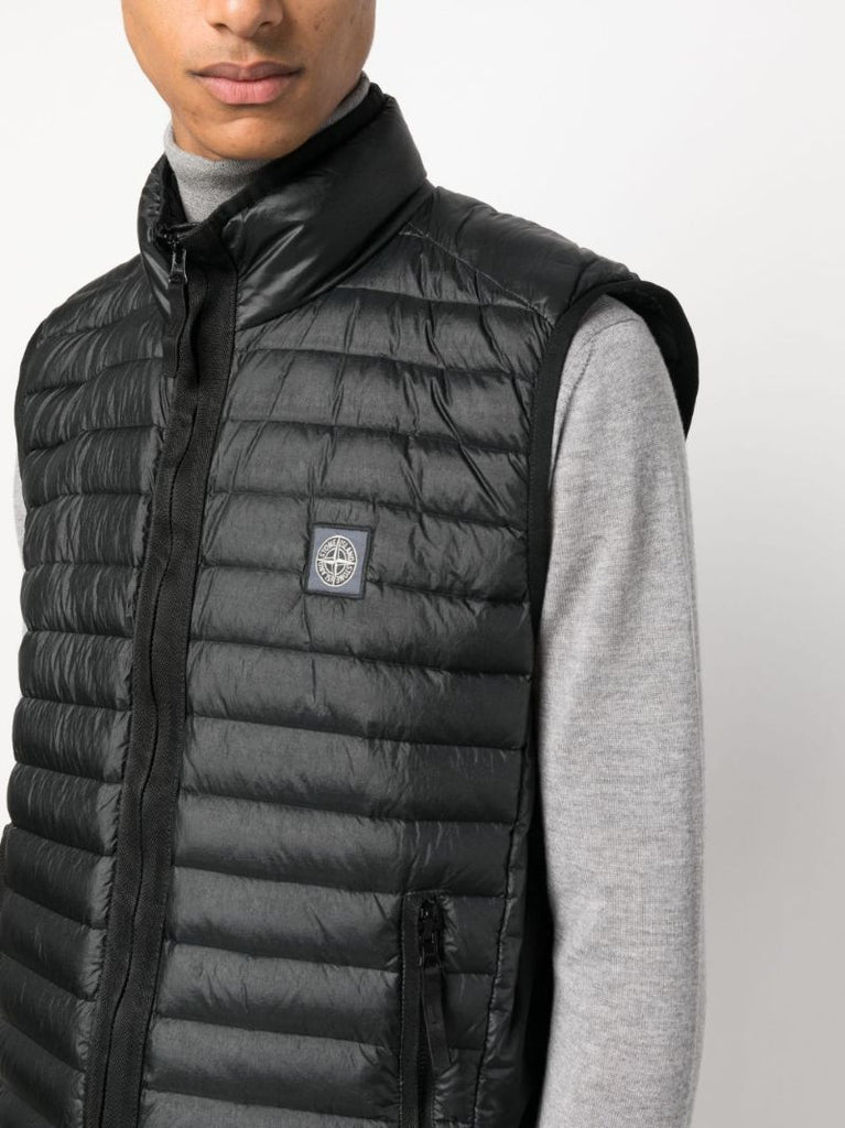 Black Quilted Vest