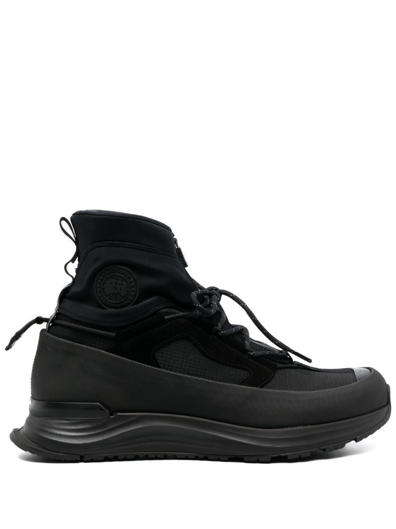 Black Glacier Trail High-top Sneakers