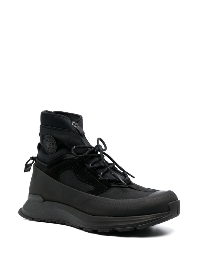 Black Glacier Trail High-top Sneakers