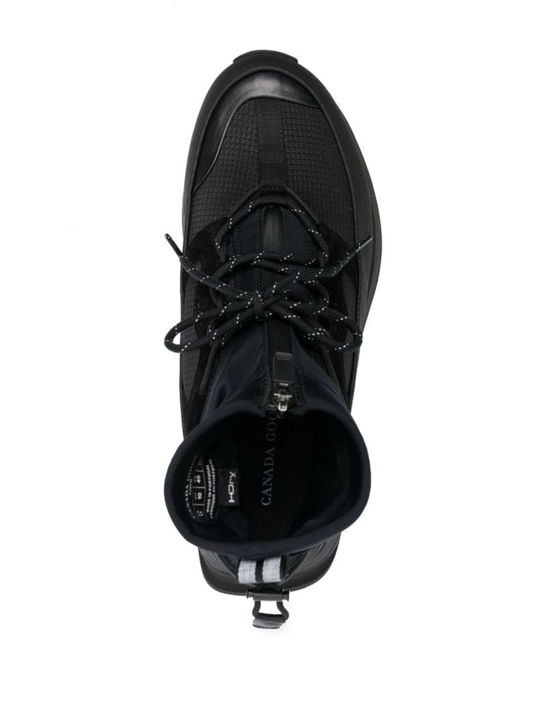 Black Glacier Trail High-top Sneakers