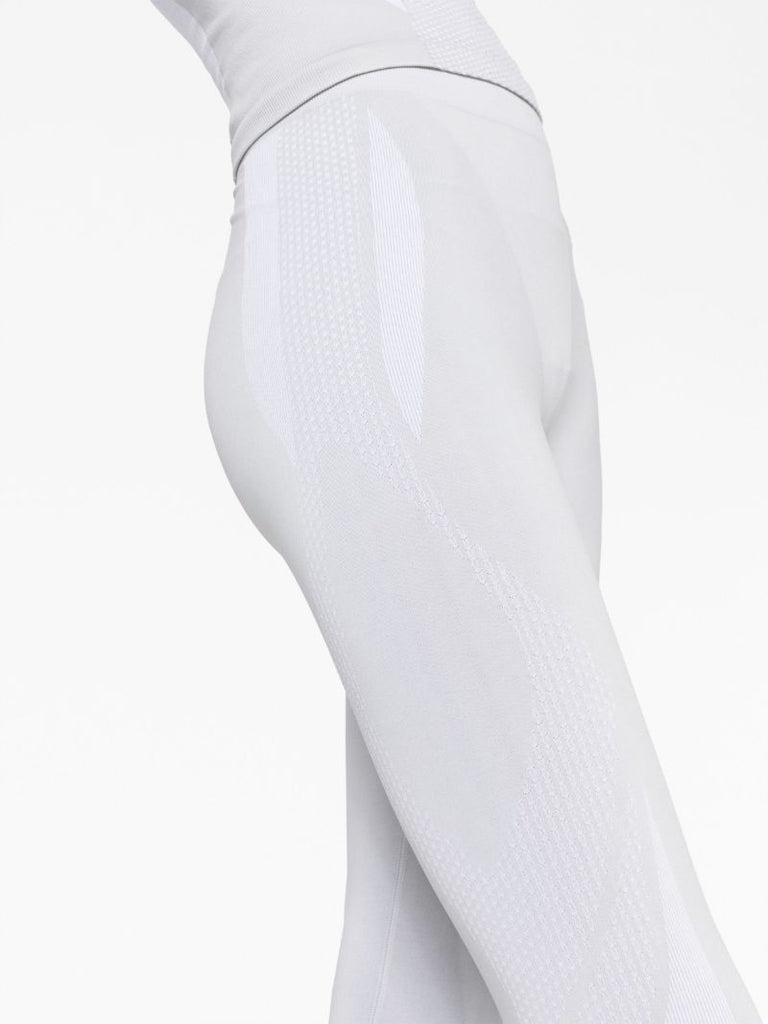 Grey Logo Jacquard Ski Leggings