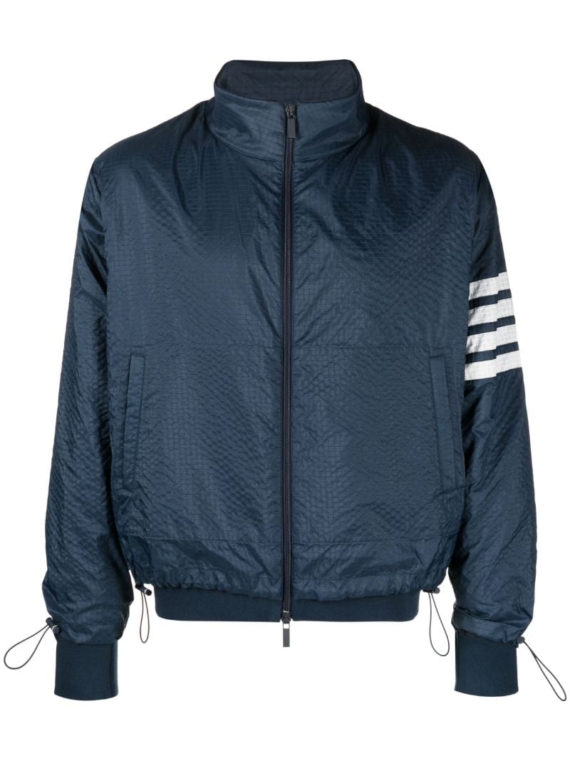 Blu 4-bar Ripstop Bomber Jacket