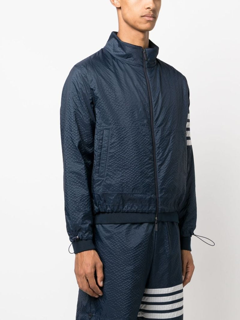 Blu 4-bar Ripstop Bomber Jacket