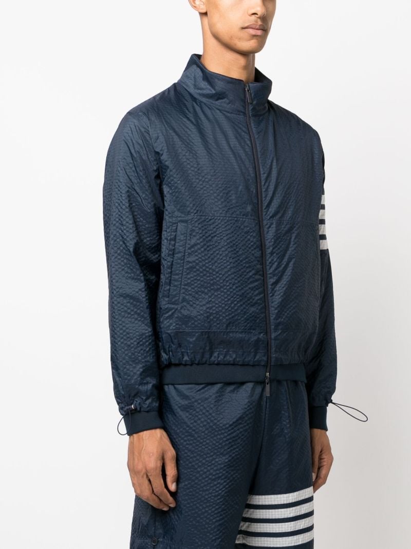 Blu 4-bar Ripstop Bomber Jacket