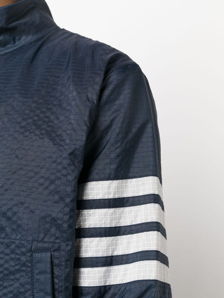 Blu 4-bar Ripstop Bomber Jacket