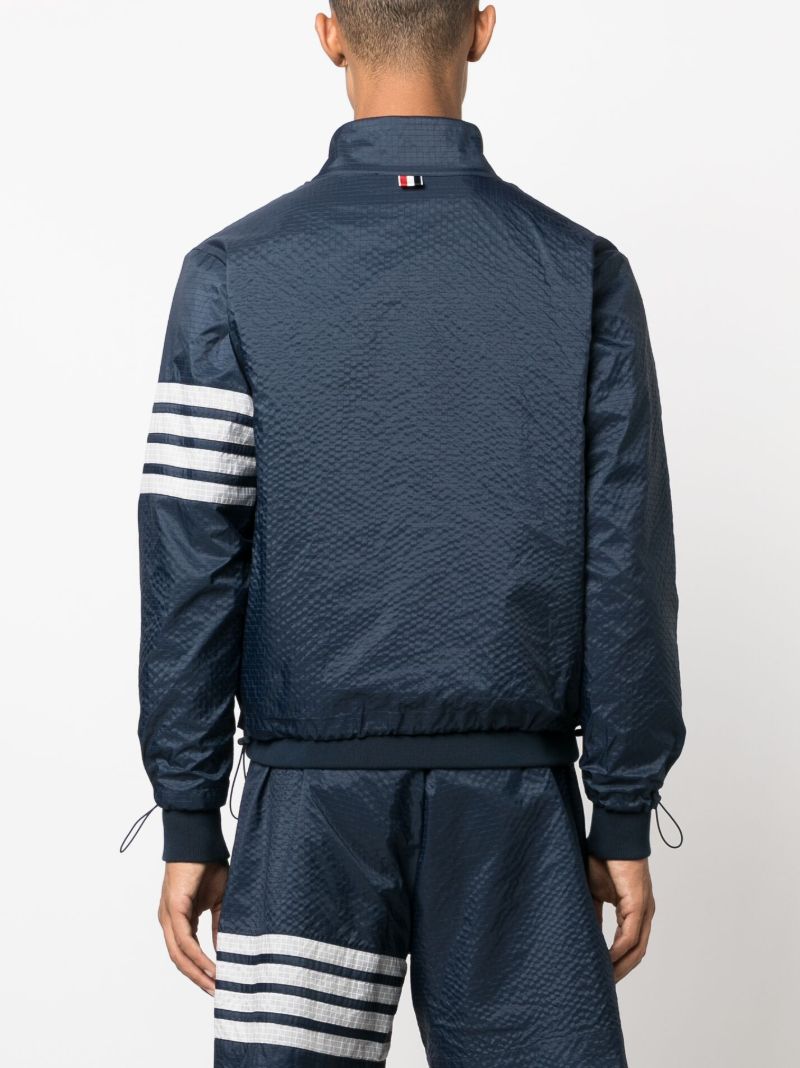Blu 4-bar Ripstop Bomber Jacket