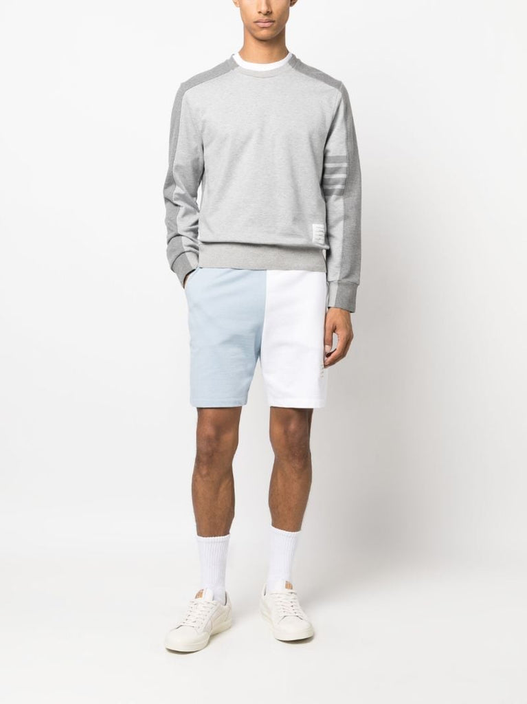 Grey 4-bar Cotton Sweatshirt