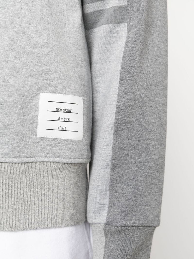 Grey 4-bar Cotton Sweatshirt