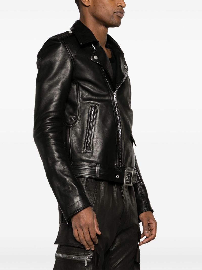 Black Luke Stooges Leather Jacket