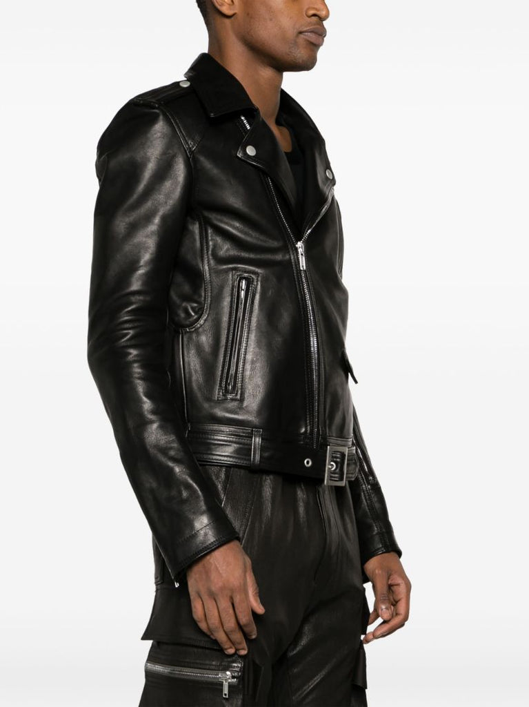 Black Luke Stooges Leather Jacket