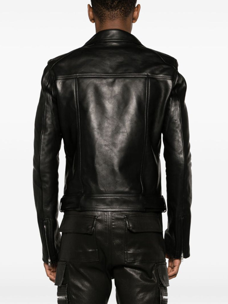 Black Luke Stooges Leather Jacket