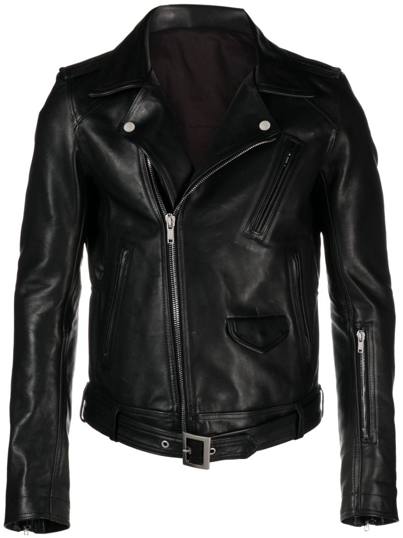Black Luke Stooges Leather Jacket