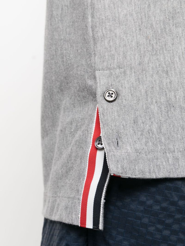 Grey Rwb Stripe-print Cotton T-shirt