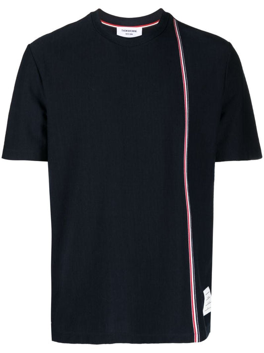 Blue Rwb Stripe Cotton T-shirt