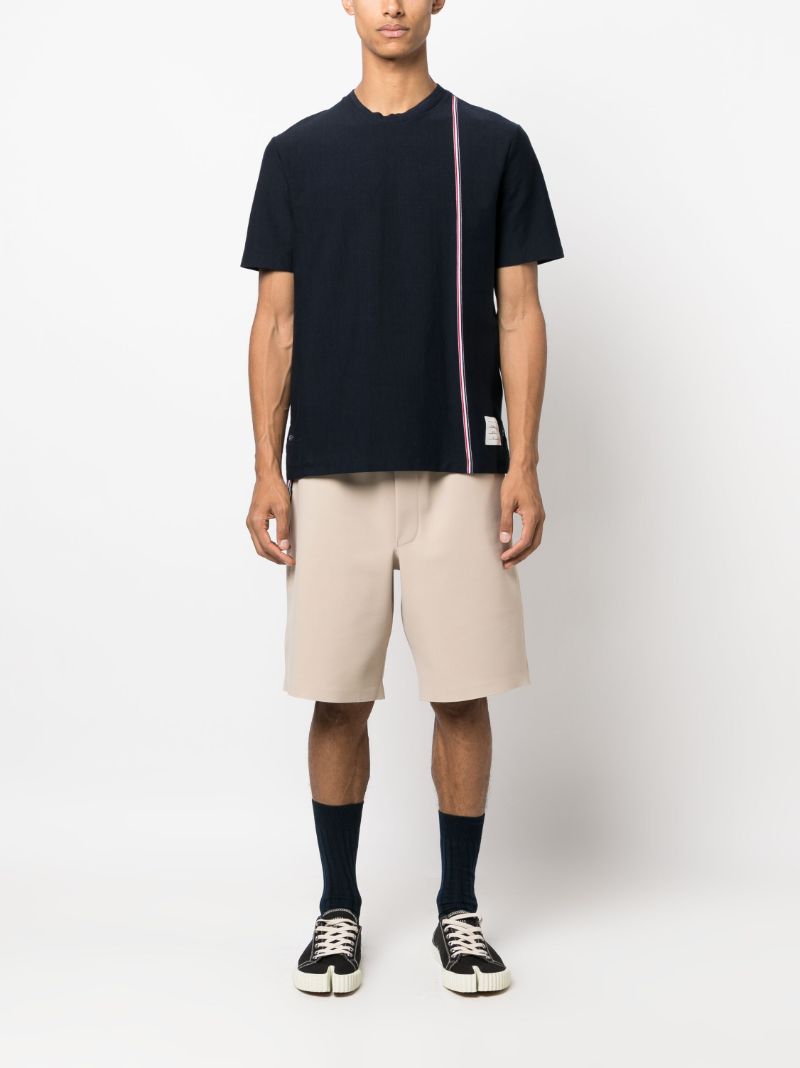 Blue Rwb Stripe Cotton T-shirt