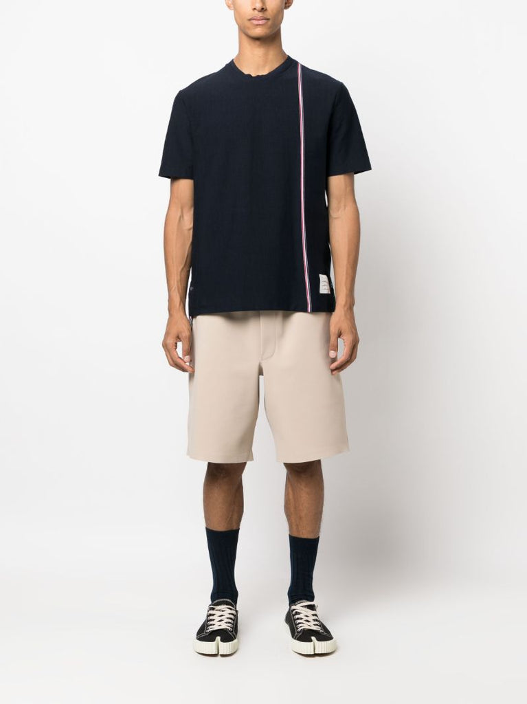 Blue Rwb Stripe Cotton T-shirt