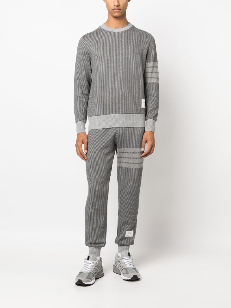 Grey 4-bar Cotton Sweatshirt