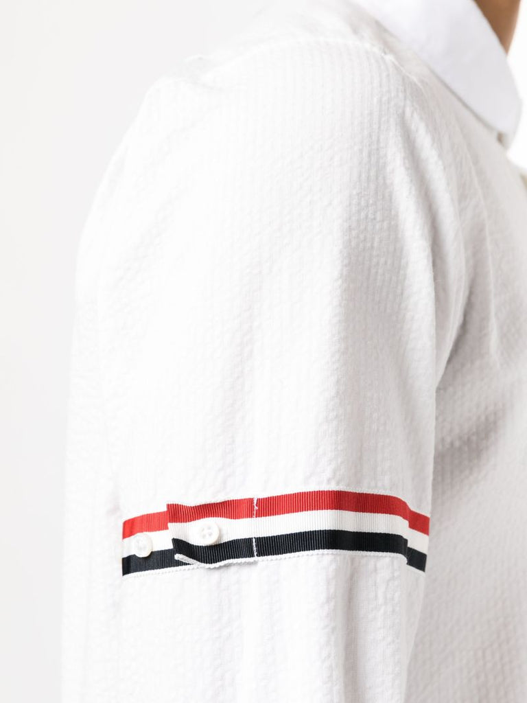White Rbw-armband Cotton Shirt