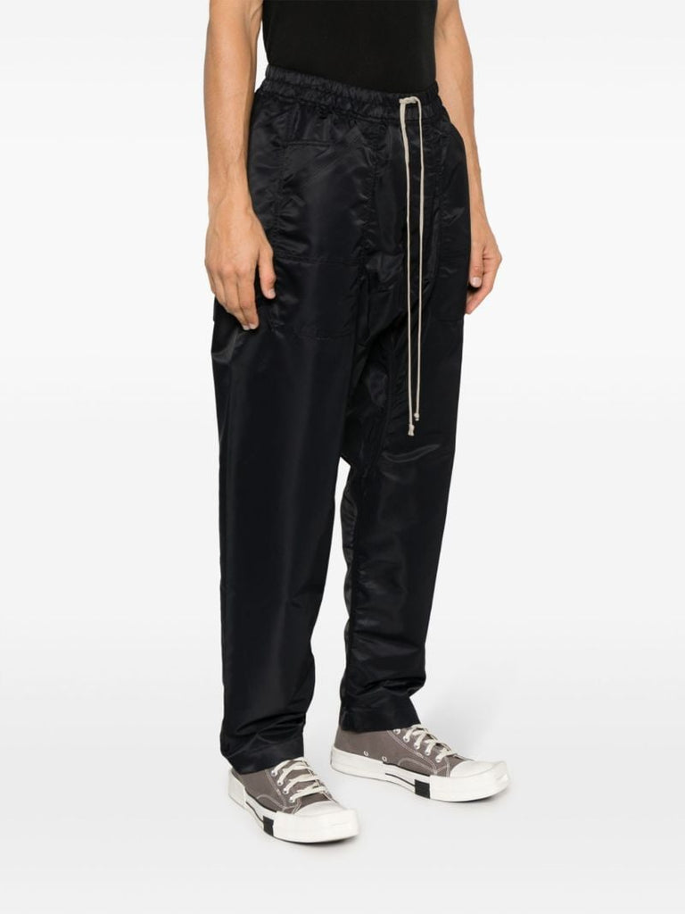 Black Drawstring Loose Trousers