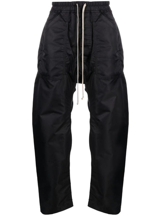 Black Drawstring Loose Trousers