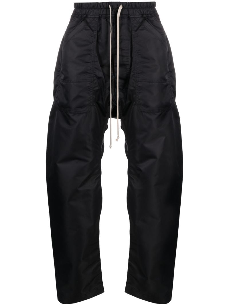 Black Drawstring Loose Trousers