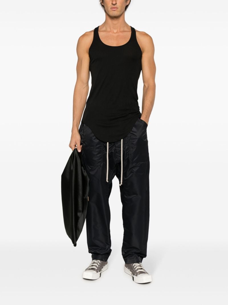 Black Drawstring Loose Trousers