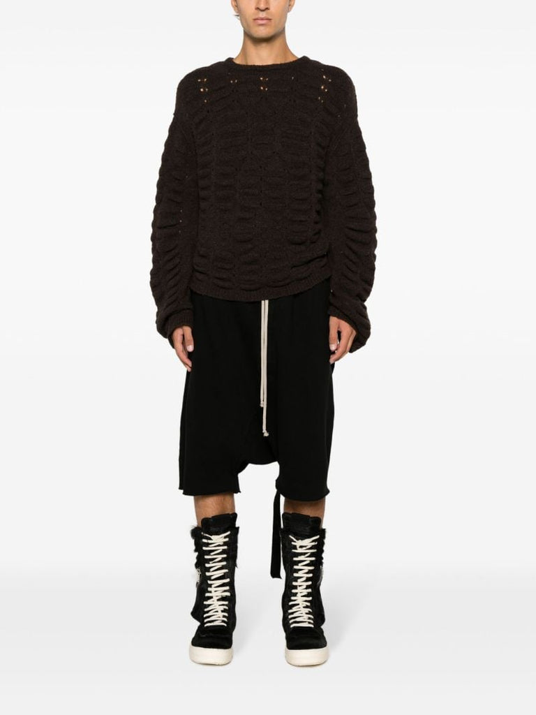 Black Drawstring Track Shorts