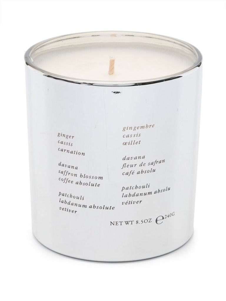 Silver-tone Spiritous Mirrored Scented Candle