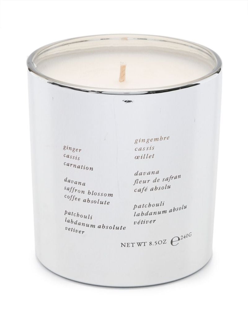 Silver-tone Spiritous Mirrored Scented Candle