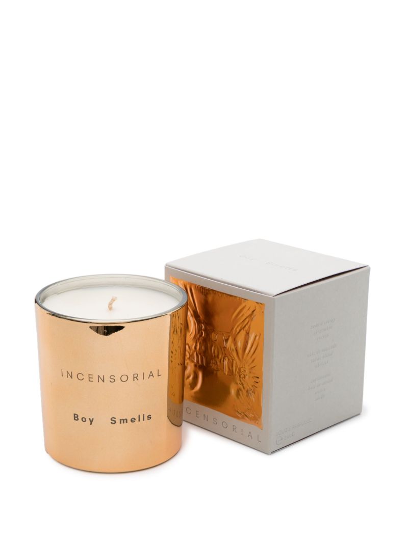 Gold-tone Incensorial Mirrored Scented Candle