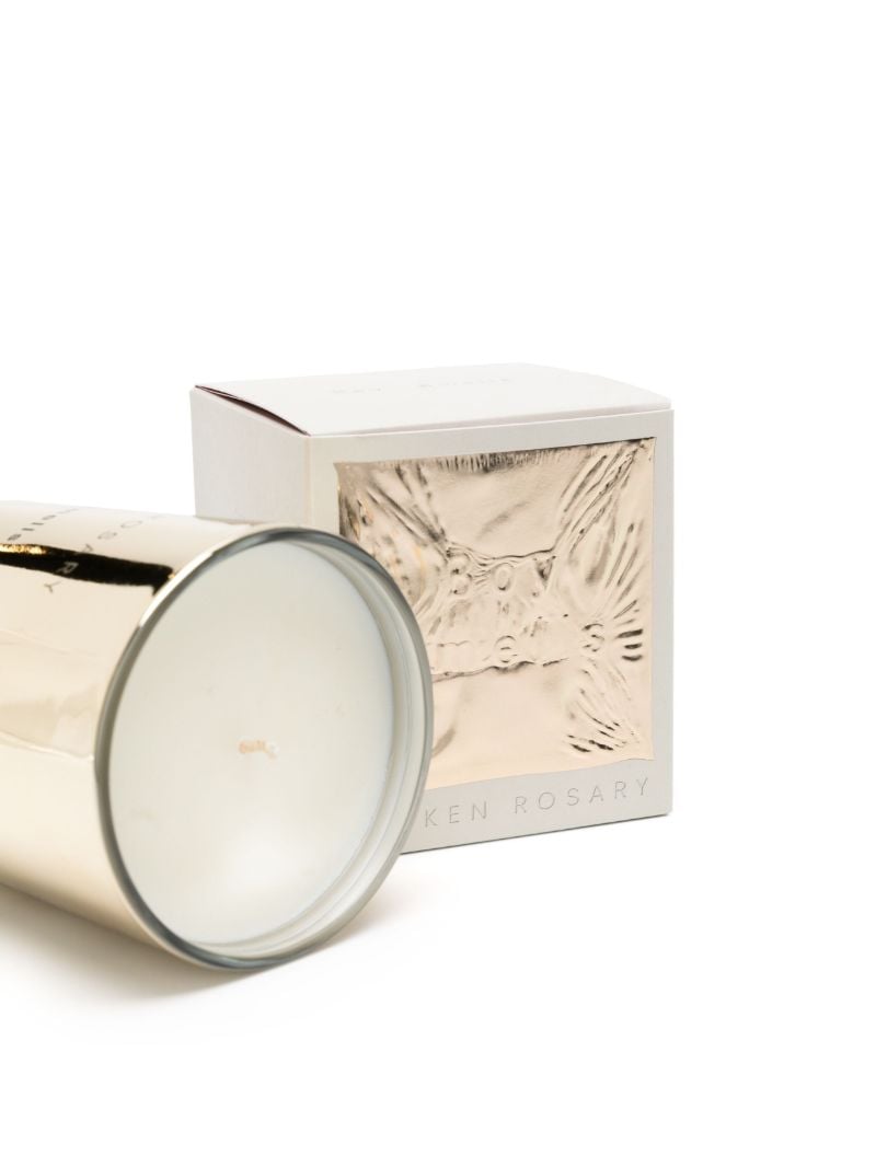 Gold-tone Broken Rosary Mirrored Scented Candle
