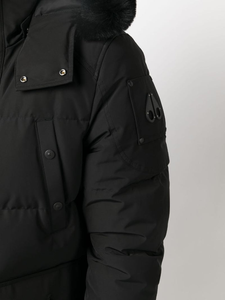 Black Round Island Padded Jacket