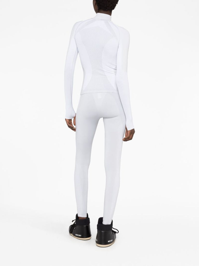 Grey Logo Jacquard Base Layer Top