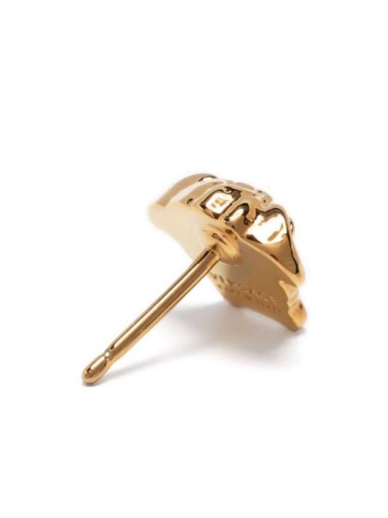 Gold-tone Medusa Stud Earrings