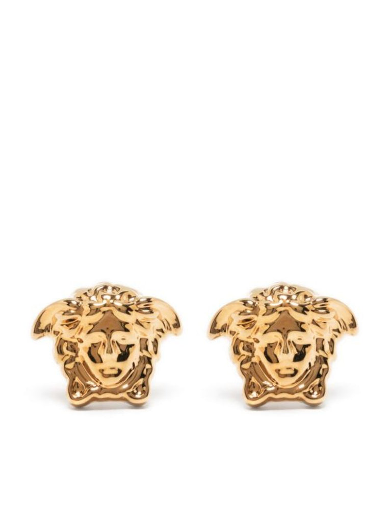 Gold-tone Medusa Stud Earrings
