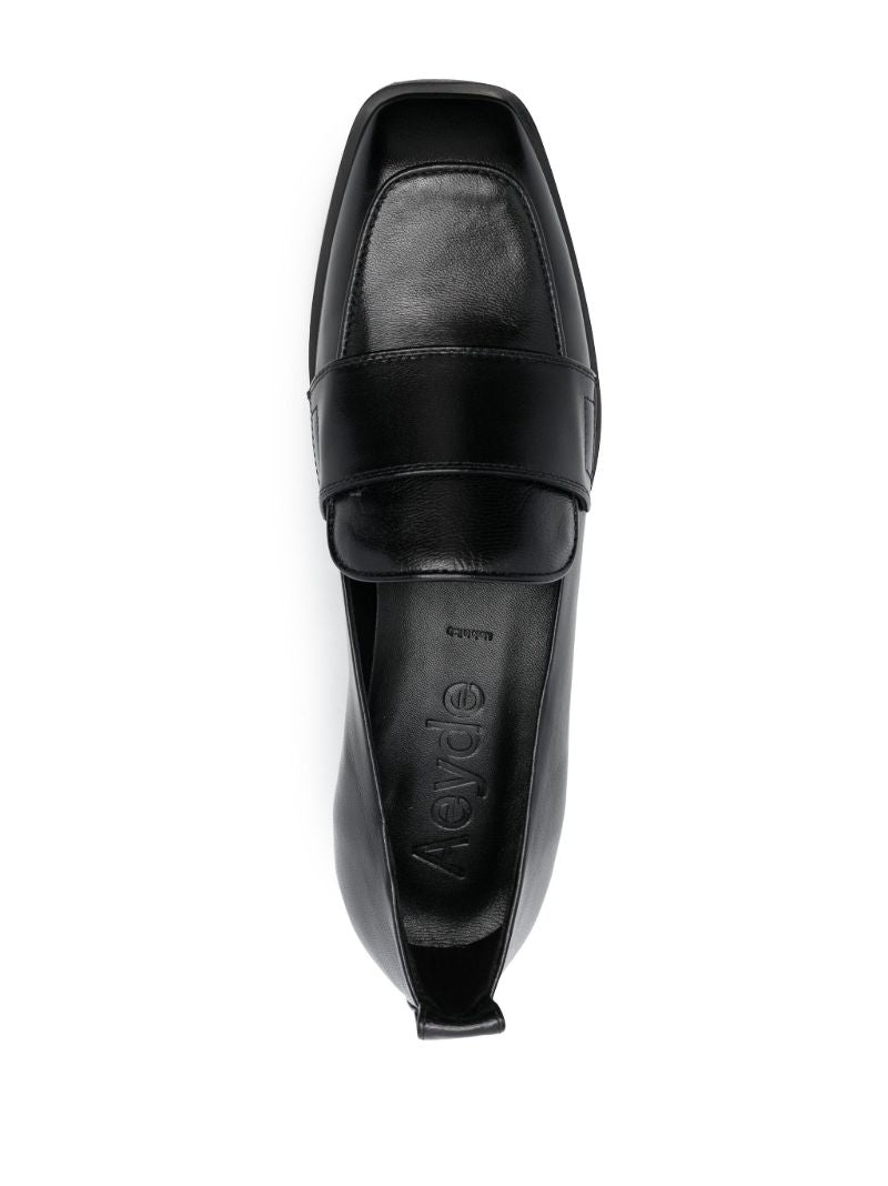 Black Julie 25 Nappa Leather Loafers