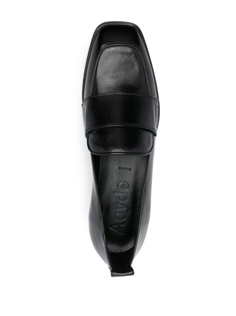 Black Julie 25 Nappa Leather Loafers