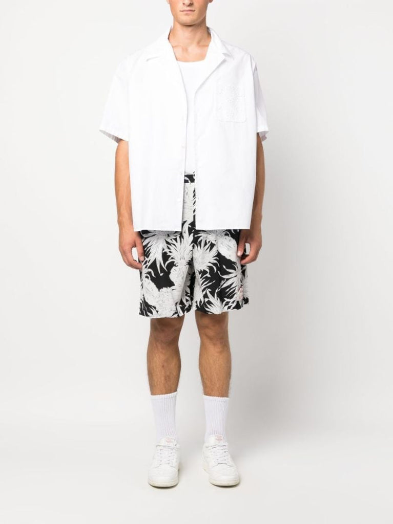 X Sun Surf Black Pineapple-print Shorts