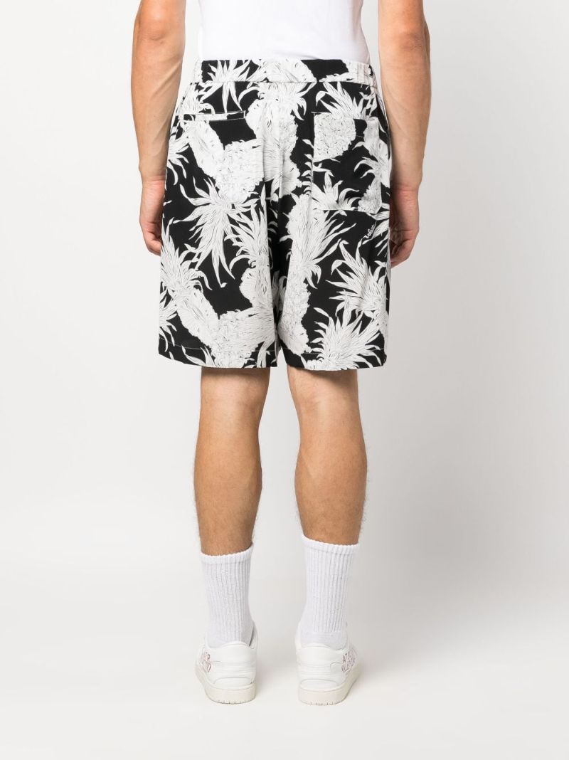 X Sun Surf Black Pineapple-print Shorts