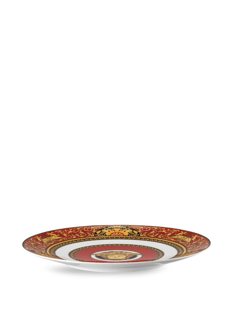 Red Medusa Porcelain Serving Plate