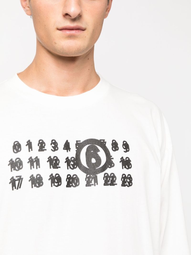 White Logo-print Cotton T-shirt